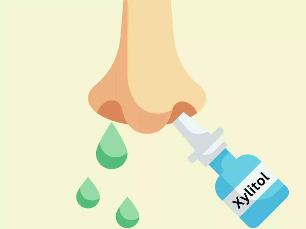 Xylitol in Sinus Rinse Bottle​