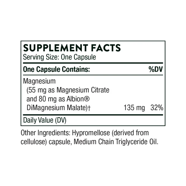 Magnesium Citramate - Supplement Facts