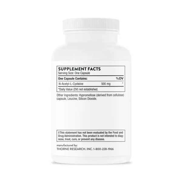 N-Acetylcysteine (NAC) - Nutrition