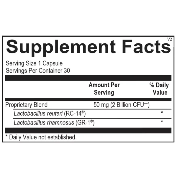 Ortho Biotic Women's - Supplement Facts