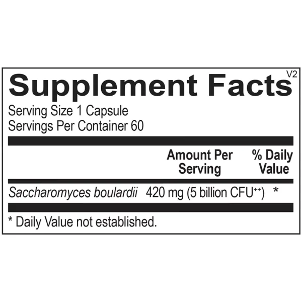 Saccharomyces boulardii - Supplement Facts