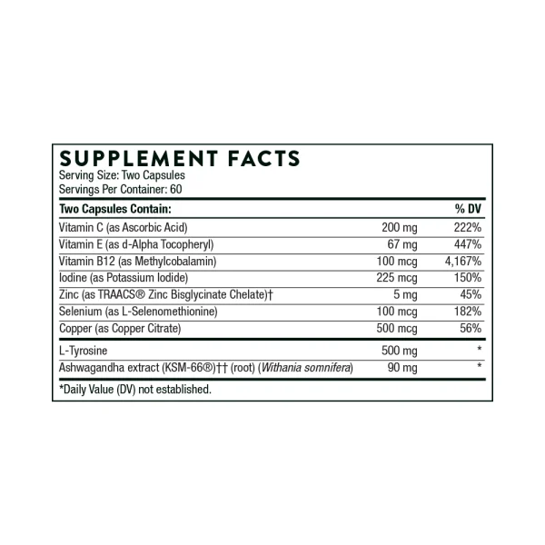 Thyrocsin - Supplement Facts