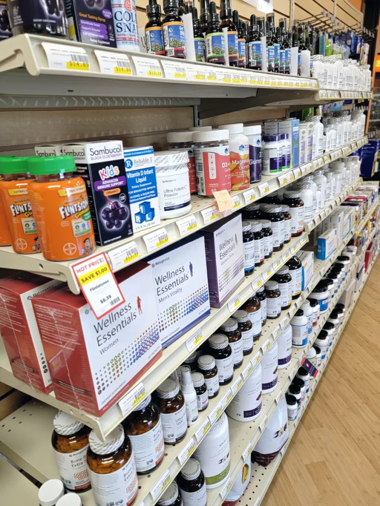Shelf with Vitamins