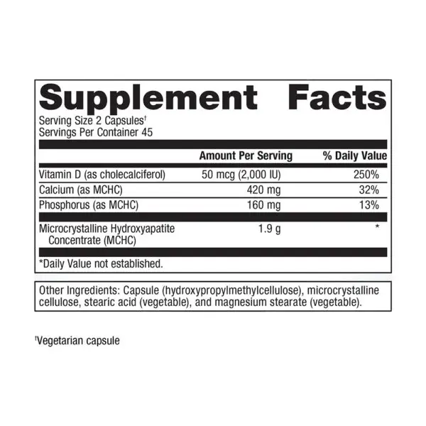 Bone Builder Plus - Supplement Facts