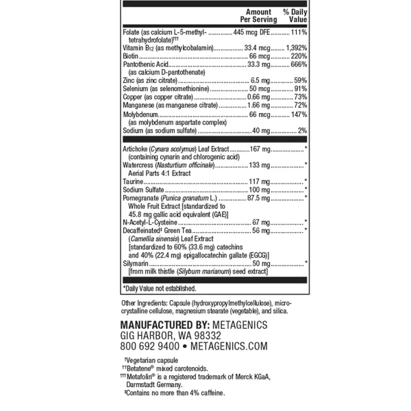 AdvaClear - 42 Supplement Facts 2