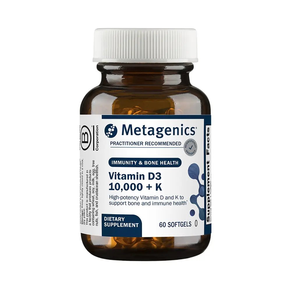 Vitamin D3 10,000 + K - 60 Softgels