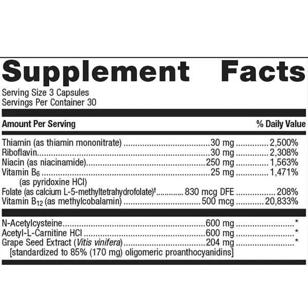 Ceralin Forte - Supplement Facts