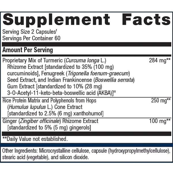 Inflavonoid Intensive Care - Supplement Facts