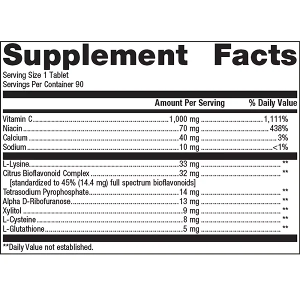 Ultra Potent C - Supplement Facts