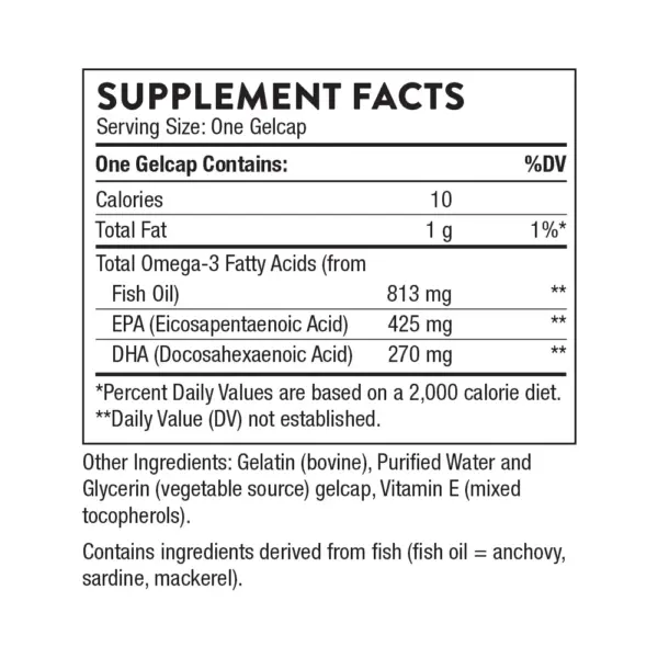 Super EPA - Supplement Facts