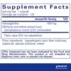 Ashwagandha - 120 Capsules - Supplement Facts