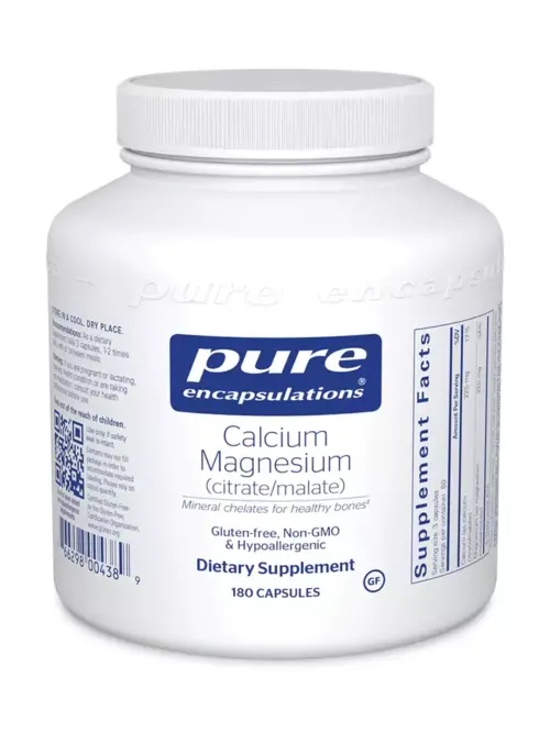 Calcium Magnesium Citrate-Malate - 180 Capsules