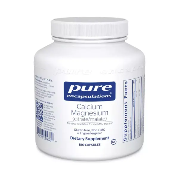 Calcium Magnesium Citrate-Malate - 180 Capsules