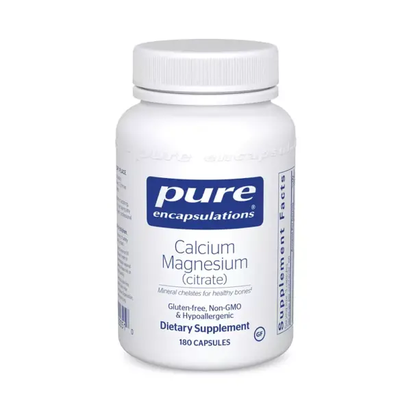 Calcium Magnesium Citrate - 180 Capsules