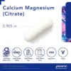 Calcium Magnesium Citrate - Size