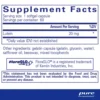 Lutein 20mg - Supplement Facts