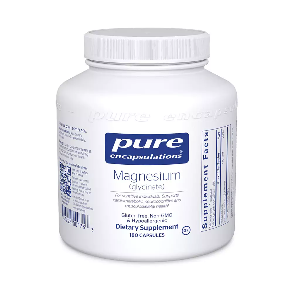 Magnesium Glycinate - 180 Capsules