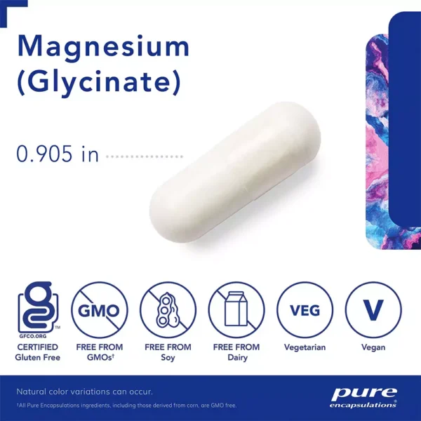 Magnesium Glycinate - Size