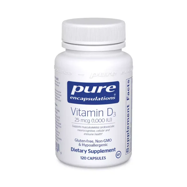 Vitamin D3 1,000IU - 120 Capsules