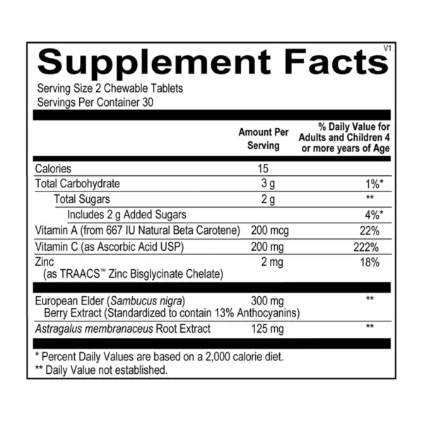 ViraKid - Supplement Facts