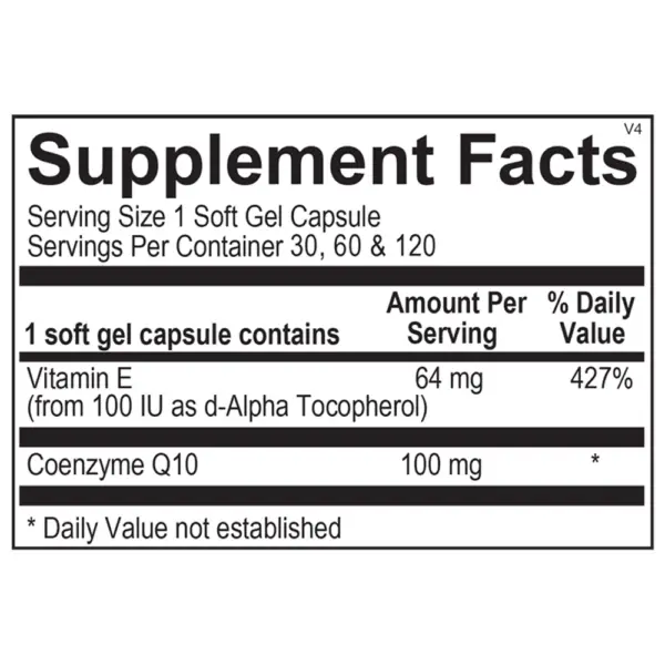 CoQ-10 - Supplement Facts