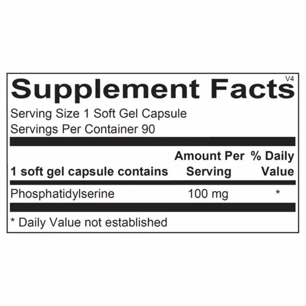 Phosphatidylserine - Supplement Facts