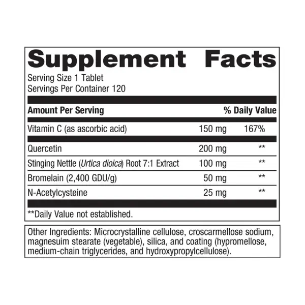 Sinuplex - Supplement Facts